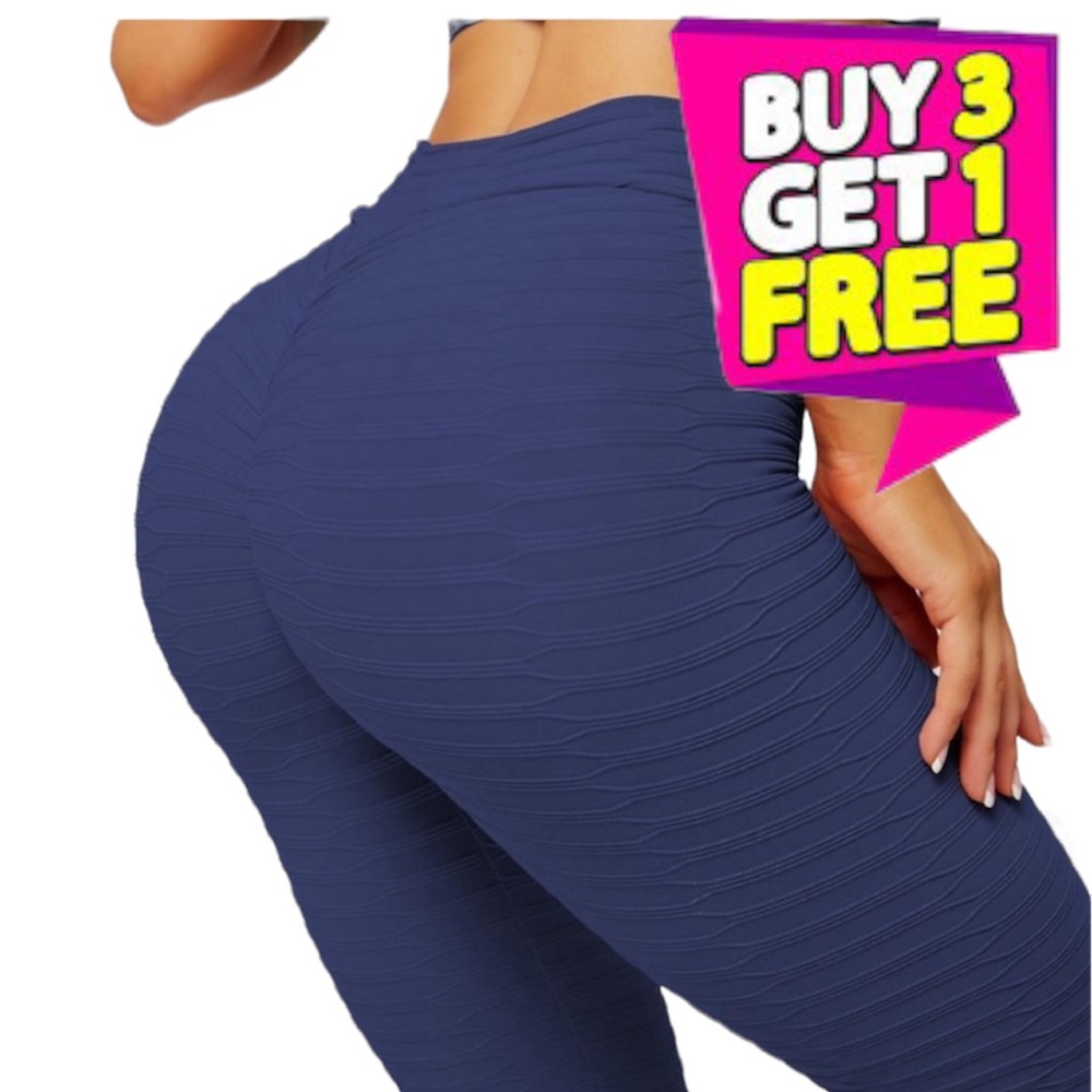 Women's High Waisted Leggings Slimming Scrunch Booty Ruched Butt Lift Yoga Pants